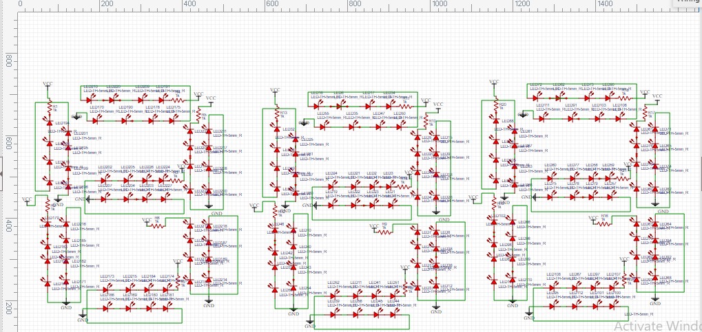 Seven Segment Schematic Image